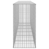 Gabion Wall with Covers Galvanised Steel 300x50x100 cm 143592
