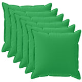 Cushion with Pillow HOUTEN 6 pcs Green Polyester 934835