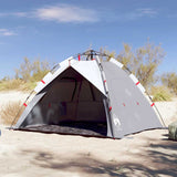 Beach Tent 3-Person Grey Quick Release Waterproof 4005316