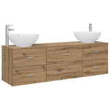Bathroom Furniture Set 3 pcs Artisan Oak 49.5 x 44.5 x 65 cm 3405898