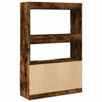 Highboard Smoked Oak 92x33x140 cm Engineered Wood 3309613