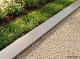 Garden Cover Profile 10 pcs 100 x 20 x 5 cm Stainless Steel 8012929