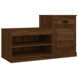 Shoe Cabinet Brown Oak 100x42x60 cm Engineered Wood 816423