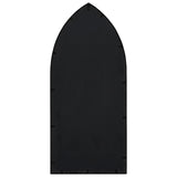 Garden Mirror Black 70x30 cm Iron for Outdoor Use 318344