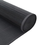 Rug Rectangular Grey100x500 cm Bamboo 376964