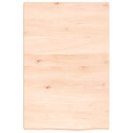 Basin Shelf Wall Mounted Steel and Solid Wood Oak 3302537