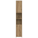 ZNTS Bathroom Cabinet Artisan Oak 30x30x183.5 cm Engineered Wood 859394