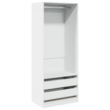 Wardrobe White 80x50x200 cm Engineered Wood 3307747