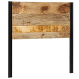 Headboard 100 cm Solid Wood Mango and Iron 4017543