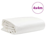 ZNTS Tarpaulin White 4x4 m 650 g/m² 156184