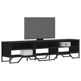 TV Cabinet Black 180x34x41 cm Engineered Wood 848574