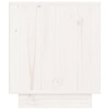 Bedside Cabinets 2 pcs White 40x34x40 cm Solid Wood Pine 813328