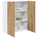 Hanging Cabinet Artisan Oak 80 x 31 x 100 cm Engineered Wood 884369