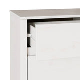 Chest of Drawers with Drawer Drammen White 111 x 43 x 73.5 cm 42003051