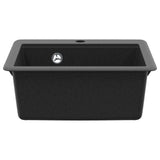 Sink Black 470 x 440 mm Granite 42028404