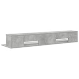 Studio Desk Concrete Grey 152 x 36 x 19.5 cm Engineered Wood 8006695