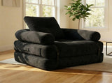 Modular Convertible Corduroy Floor Sofa Bed T5970P507336