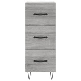 Highboard Grey Sonoma 34.5x34x180 cm Engineered Wood 3198887