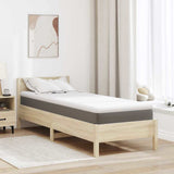 Mattress Topper White 70 x 200 x 6 cm Jaquard Fabric 4106198