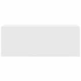 Bathroom Wall Cabinet White 80x25x30 cm Engineered Wood 860076