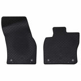 Car Mat 2 pcs Black suitable for VW CADDY 2020- Rubber 42029094