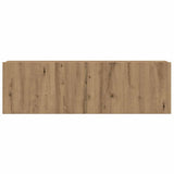 6 Piece TV Cabinet Set Wall-mounted Artisan Oak Engineered Wood 3329150