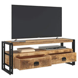 TV Cabinet 120x35x45 cm Solid Mango Wood 247402