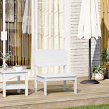 Garden Chair White 60x52.5x72 cm Solid Wood Pine 859318