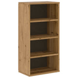 ZNTS Side Cabinet ODDA 40x24x79 cm Solid Wood Pine 4103601