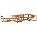 Outdoor Sofa Set 7 pcs Natural Solid Acacia Wood 3367672