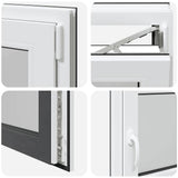 Basement Window "RISOR" 100x60 cm Tilt&Turn DIN Right Anthracite 4108408