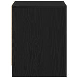 Bedside Cabinet with Drawer 2 pcs Black Oak 45 x 34 x 44.5 cm 863358