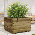 ZNTS Garden Planter 70x70x49.5 cm Impregnated Wood Pine 3282528