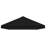 Gazebo Canopy Cover 6 x 3 m Black Polyester 190 900407