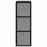 Sideboard with Drawer Black Oak 35 x 32 x 99.5 cm 8000565