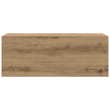 Bathroom Wall Cabinet Artisan Oak 80x25x30 cm Engineered Wood 860084