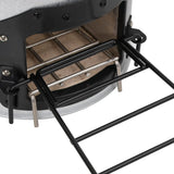 Camping Wood Stove Silver 45x25x26 cm Steel 319438