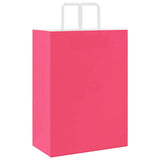 Paper Bags 250 pcs with Handles Pink 32x17x44 cm 4101902