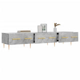 TV Cabinet Concrete Grey 150x36x30 cm Engineered Wood 829144
