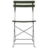 Garden Folding Chair Folding 2 pcs Green 42 x 46 x 82cm Metal 42002955