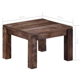 Coffee Table 50x50x35 cm Solid Mango Wood 247468