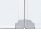 Magnetic Whiteboard Foldable 180x100x1,7 cm Aluminium 4005363