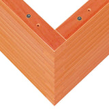 Garden Planter Wax Brown 90x40x45.5 cm Solid Wood Pine 847270