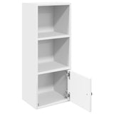 Bookcase White 31x24x77 cm Engineered Wood 860328
