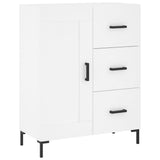 Highboard White 69.5x34x180 cm Engineered Wood 3196011