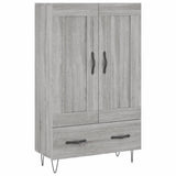 Highboard Grey Sonoma 69.5x31x115 cm Engineered Wood 830322