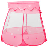 Children Play Tent with 250 Balls Pink 102x102x82 cm 3107725