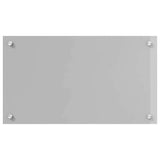 Kitchen Backsplash 2 pcs Light Grey 70 x 40 cm Tempered Glass 3415446
