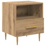Bedside Table 2 pcs Brown 40 x 35 x 47.5 cm Engineered Wood 882078