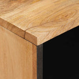 Bedside Cabinet Natural 50 x 33 x 62 cm Solid Mango Wood 4018054